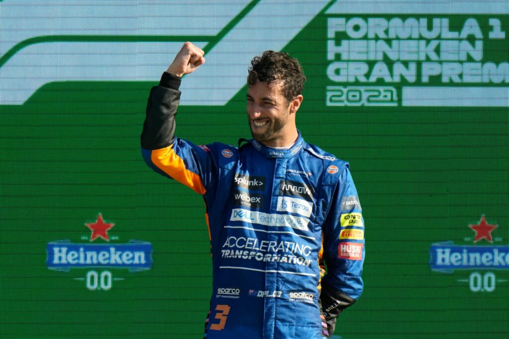 Ricciardo-Sieg in Monza – Crash von Verstappen und Hamilton