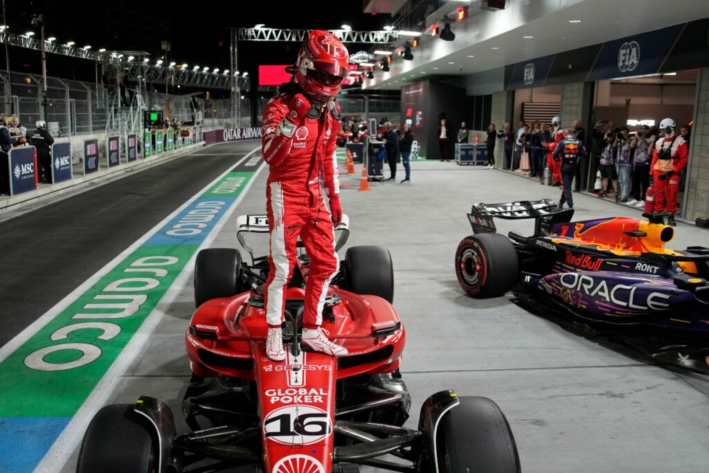 Leclerc rast zur Pole in Las Vegas